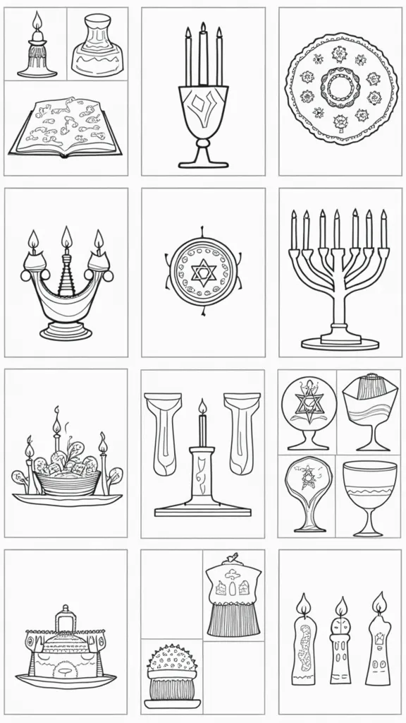 passover color pages